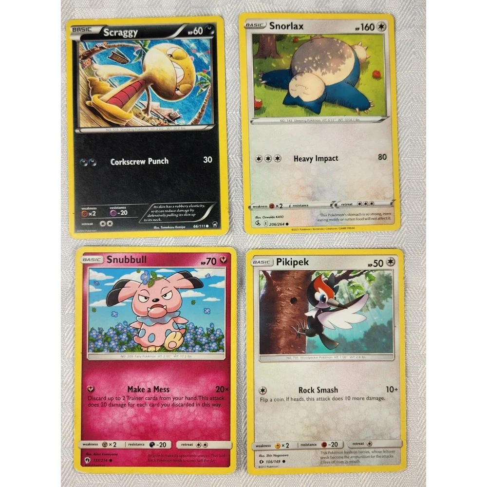 Pokémon Card Lot Of 4